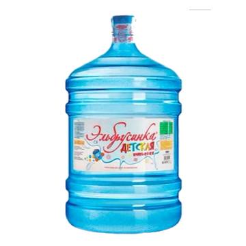 Питьевая вода детская «Эльбрусинка» в 19л бутылях